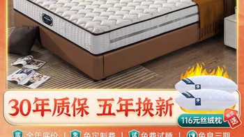 独立弹簧海椰棕马席梦思床垫十大名官方牌乳胶软垫家用宿舍厚20cm
