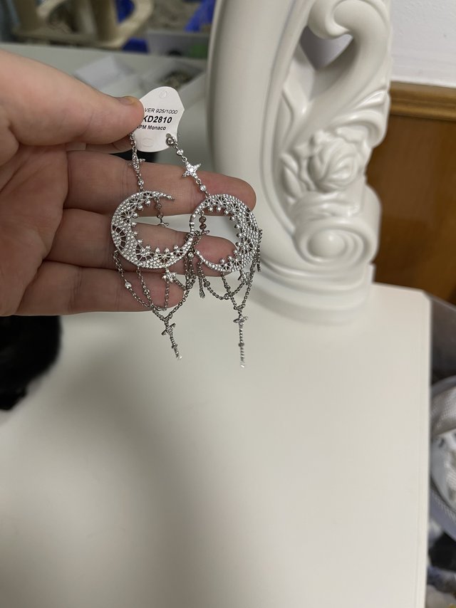 宝藏好物第32弹之星月耳饰🌝