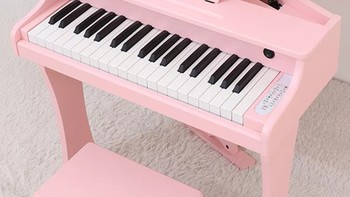班妮尔儿童三角钢琴木质玩具益智公主女孩迷你电子琴生日礼物弹奏