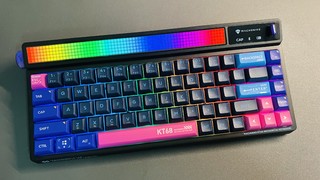 带有矩阵屏的高颜值机械键盘⌨️机械师KT68