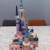  迪士尼城堡积木女孩子公主情人儿童益智力拼装玩具生日圣诞节礼物