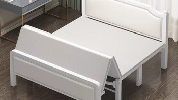 可折叠床家用单人床成人1.5米双人四折床简易便携收纳加厚硬板床