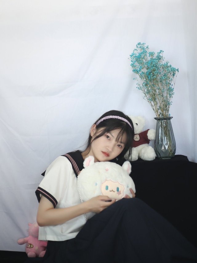 这个水手服真的好好好可爱～不许不承认