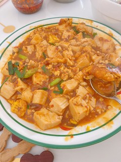 麻将豆腐，在不能吃辣的时候吃