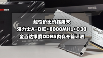 新品海力士A-DIE+6000MHz+C30丨性价比屠夫金百达银爵DDR5开箱评测