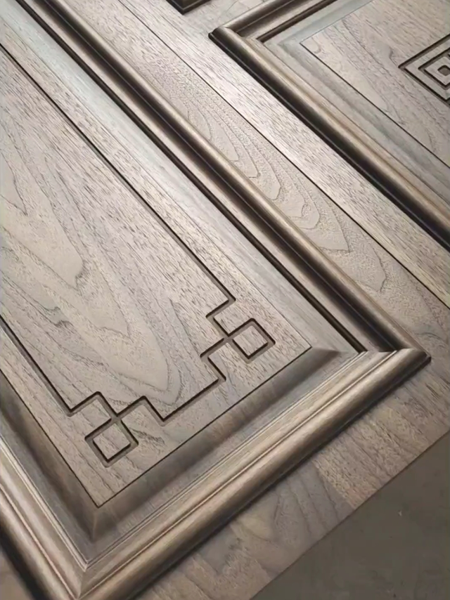 新中式黑胡桃木门全屋定制东方美