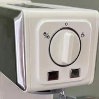 灿坤家用半自动咖啡机小白1820旋钮款测评
