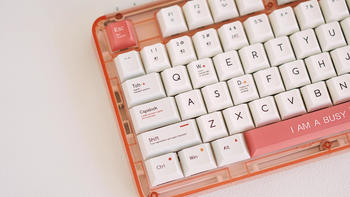 这一抹落霞红，你心动了吗？——米物Z980三模机械键盘测评体验