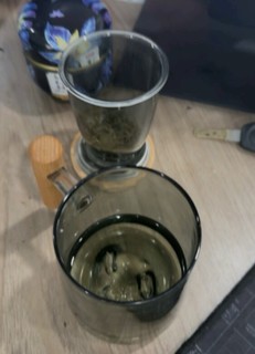 京东京造 观山杯茶杯玻璃茶具茶水分离杯带