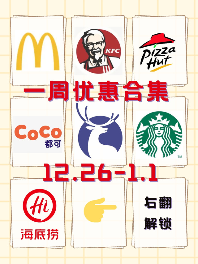 12.26-1.1优惠笔记：必胜客尖叫星期三最优