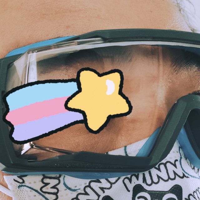 戴上UVEX护目镜，我竟然模糊了双眼～