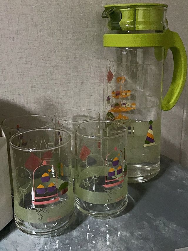 Ocean进口玻璃杯家用耐热简约透明客厅喝水