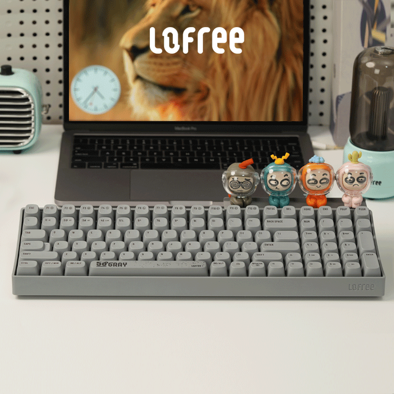 文字工作者的好帮手，Lofree洛斐小翘100三模机械键盘