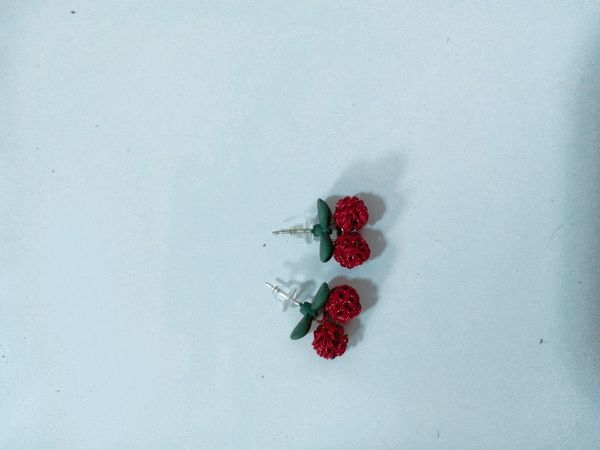 超好看的小樱桃耳钉