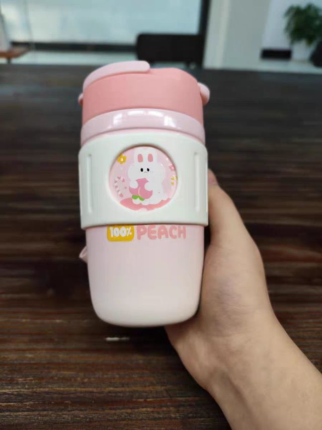 物生物保温杯女士咖啡杯随行水杯高颜值316