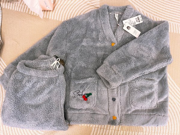 Pdd91元入手的芬腾家居服也太厚实了叭