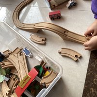 木质轨道小火车，宝贝百玩不腻的优质玩具