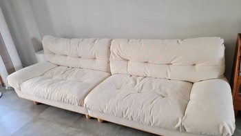  小半云朵沙发北欧日式baxter科技布客厅小户型milano实木布艺沙发