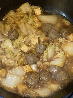 白菜豆腐牛肉煲！这吃法无敌了哈哈哈哈哈