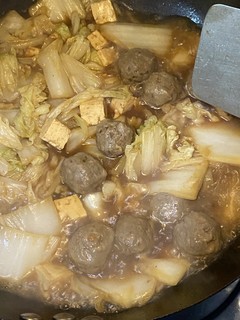 白菜豆腐牛肉煲！这吃法无敌了哈哈哈哈哈