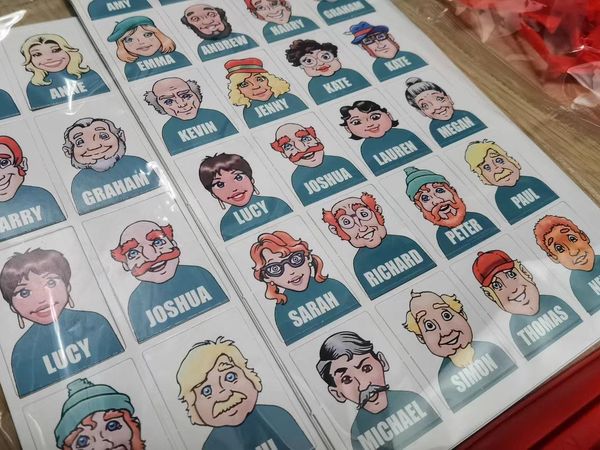 猜猜我是谁卡牌桌游戏亲子互动双人对战