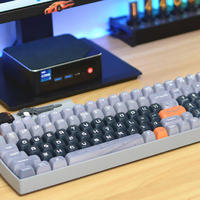 两套个性化键帽，100键+热插拔轴体，洛斐三模机械键盘评测
