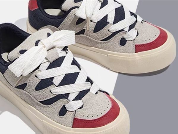 Warrior/回力帆布鞋女2022秋冬新款撞色板鞋