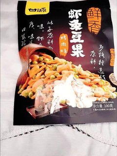 【约36小包】甘源牌虾条豆果共460g烤肉/鲜