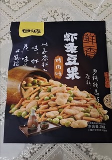 甘源牌虾条豆果共460g烤肉/鲜