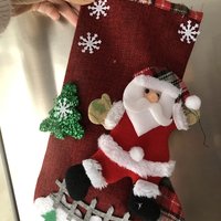 可做礼物袋可做圣诞装饰品的圣诞袜