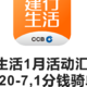 建行生活1月活动攻略：外卖20-7，1分钱骑单车，中石化加油200-20