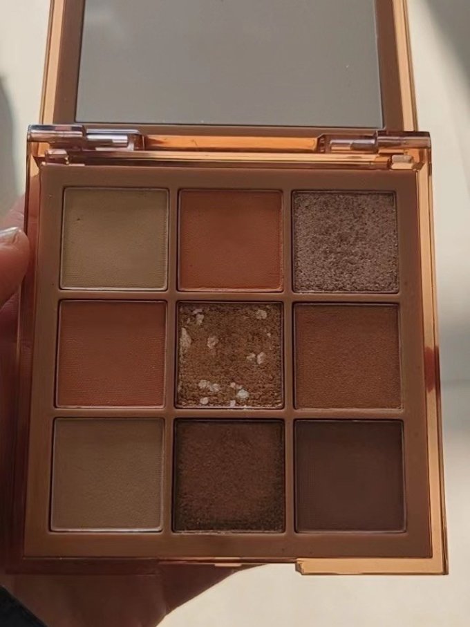 novo眼影怎么样好用吗 novo九色眼影盘大地色哑珠光防水ins_什么值得