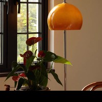 爱丽莎【蘑菇】侘寂风vintage法式中古客厅卧室复古花苞落地灯具