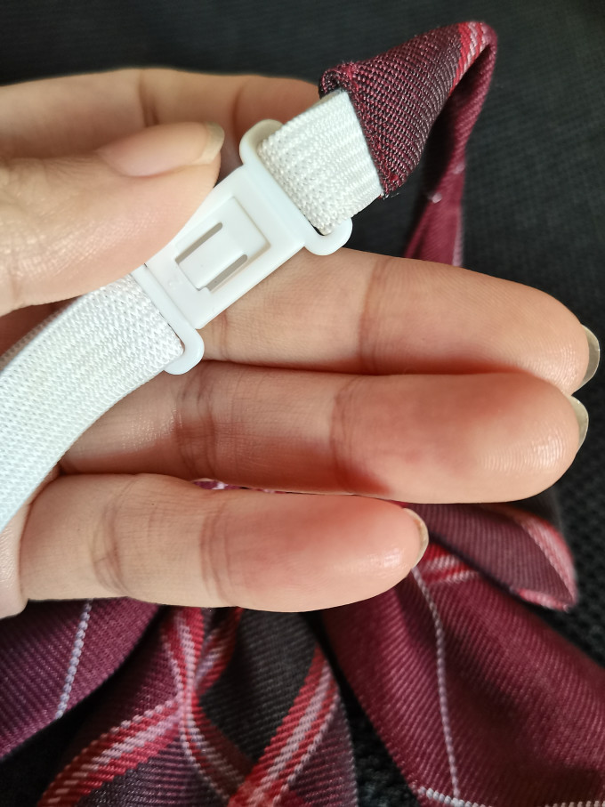 jk领结红色格纹沙华_什么值得买