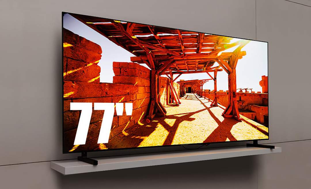 三星在CES2023上发布77英寸QD-OLED电视 
