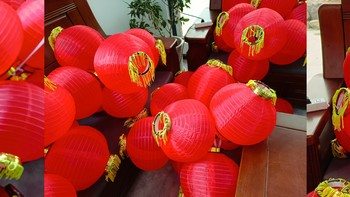 日常用品 篇二百三十一：红火喜庆的年货采购起来，红灯笼，红双喜，还有各种各样的喜庆红火装饰。