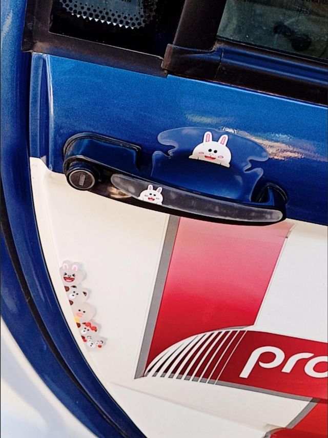 ​汽车防撞条车门把手保护贴门碗贴通超级棒