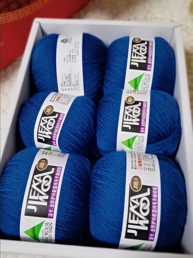 三利毛线，纯羊毛线，织围巾，织毛衣