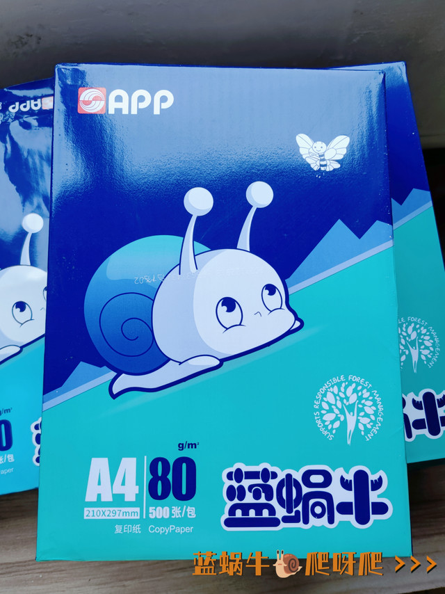 蓝蜗牛好好看！纸张超好用！