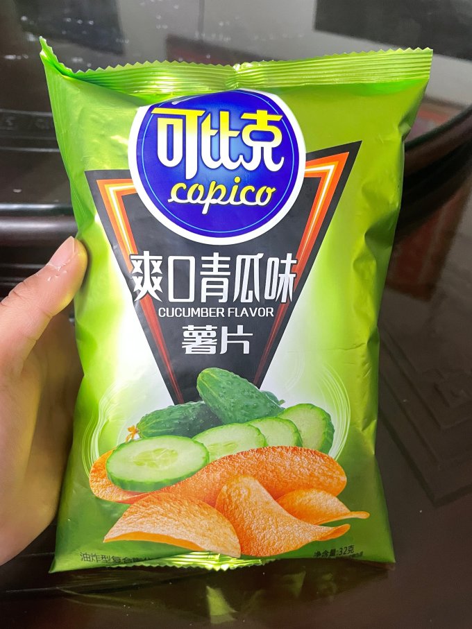 可比克膨化食品怎么样 可比克青瓜味的薯片真的嘎嘎好吃!_什么值得买