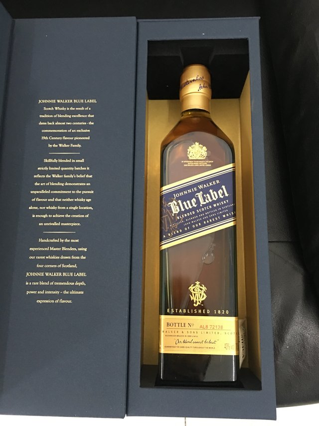 酒鬼拍酒系列之尊尼获加蓝方苏格兰威士忌