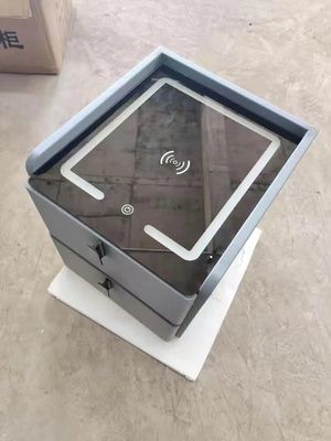 智能床头柜小型超窄极简约现代轻奢岩板实木