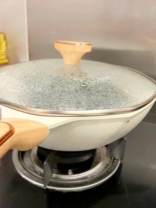 不粘锅炒锅家用厨房八角锅