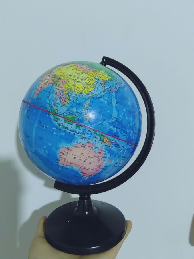 好物分享字迹清晰的地球仪