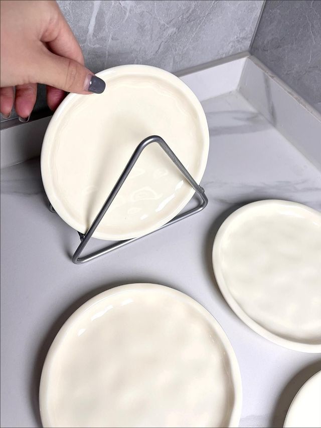 吐骨碟餐桌渣盘吐骨头陶瓷