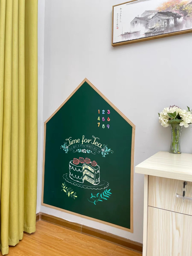 磁力黑板，宝宝很喜欢的黑板墙