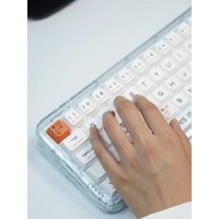  MelGeek mojo68透明机械键盘无线蓝牙