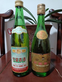 新买的竹叶青和88年的竹叶青