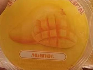 进口的芒果果冻，保留了原始口味的产品