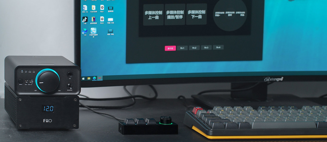 飞傲推出 KB1K 多媒体小键盘，旋钮按键可自定义、适用场景丰富